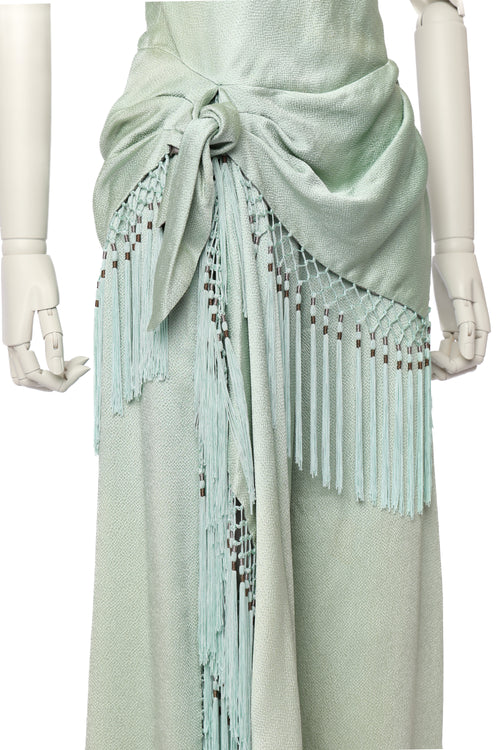 Dior 1997 Fringe Jumpsuit