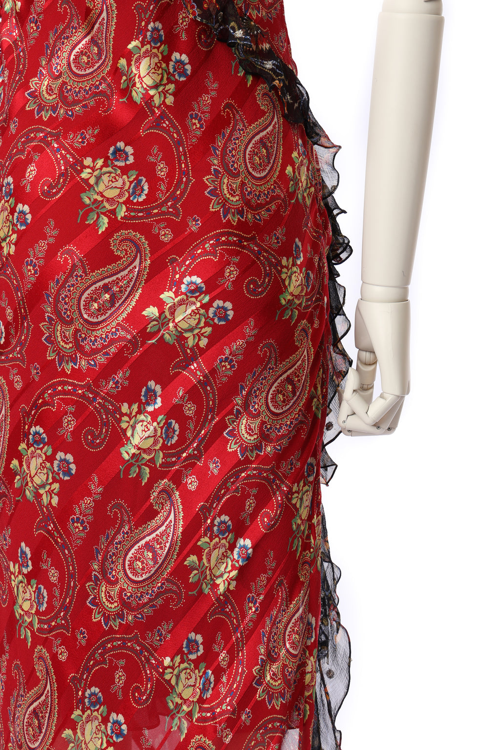 Dior 2002 Ruffle Silk Dress