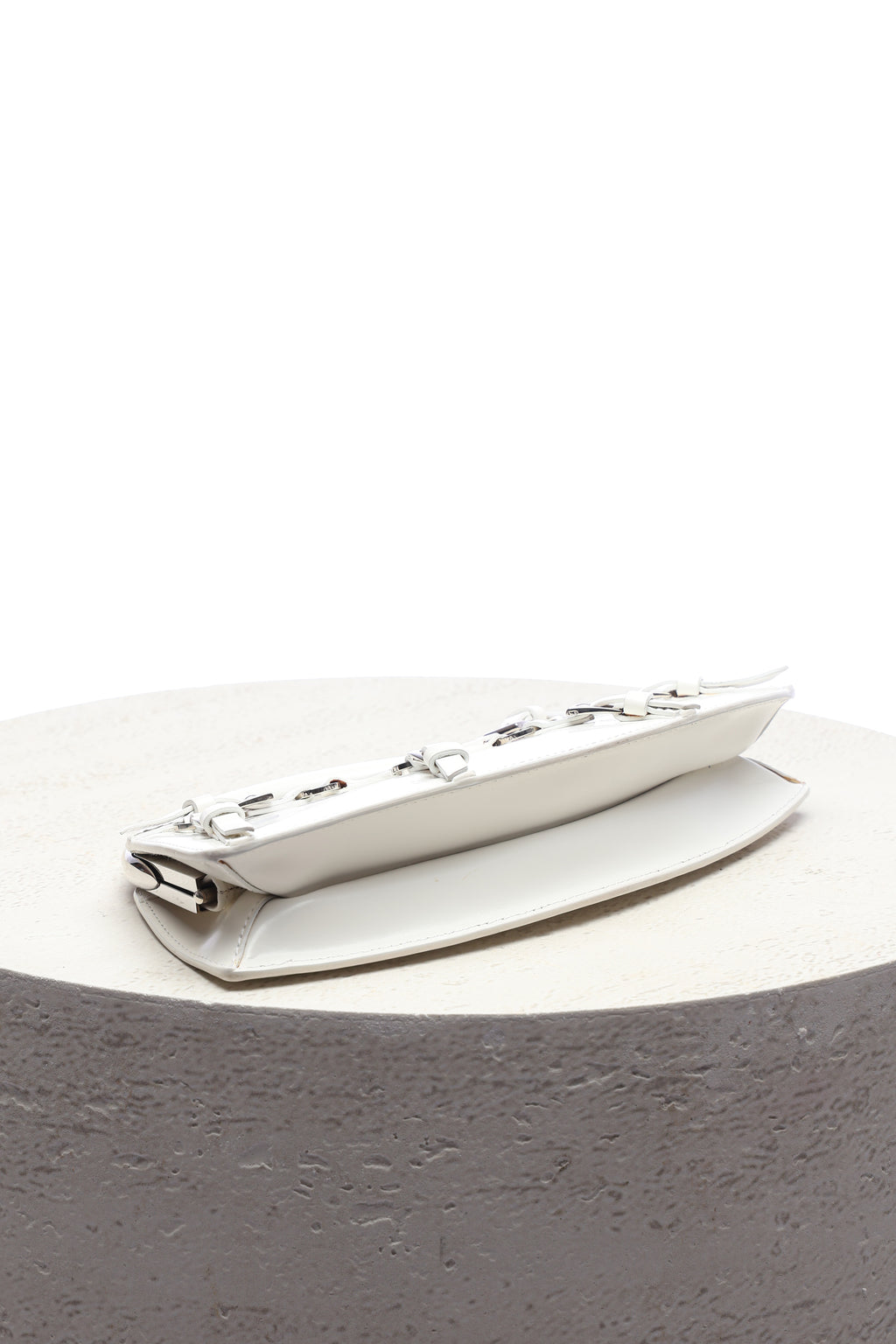 Dior 2003 Mini White Bondage Bag