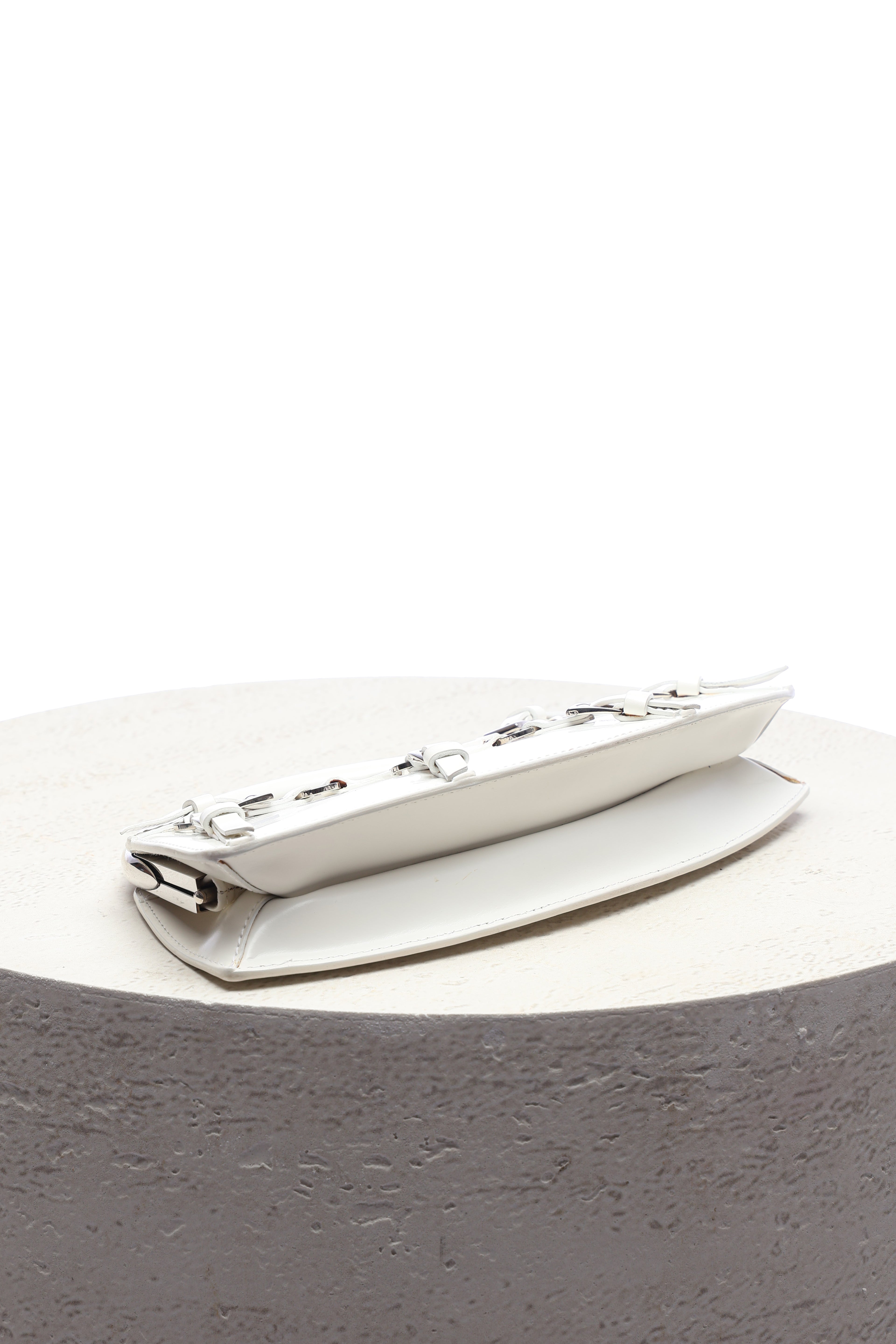 Dior 2003 Mini White Bondage Bag