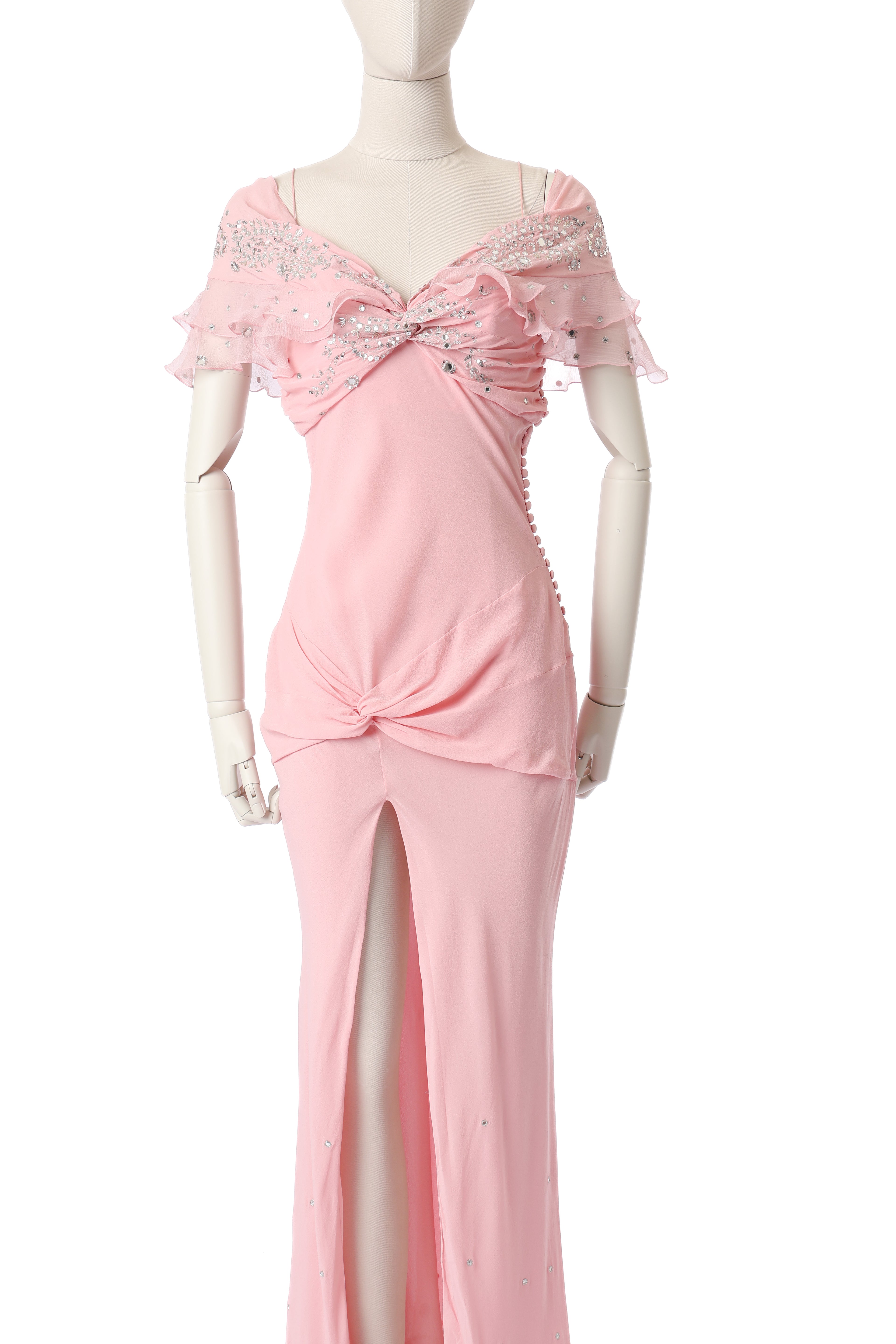 Dior 2004 Silk Embellished Dress