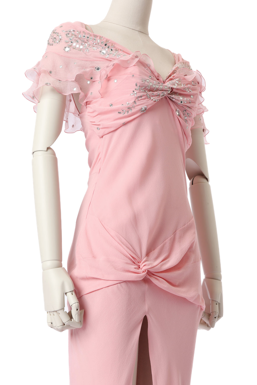 Dior 2004 Silk Embellished Dress