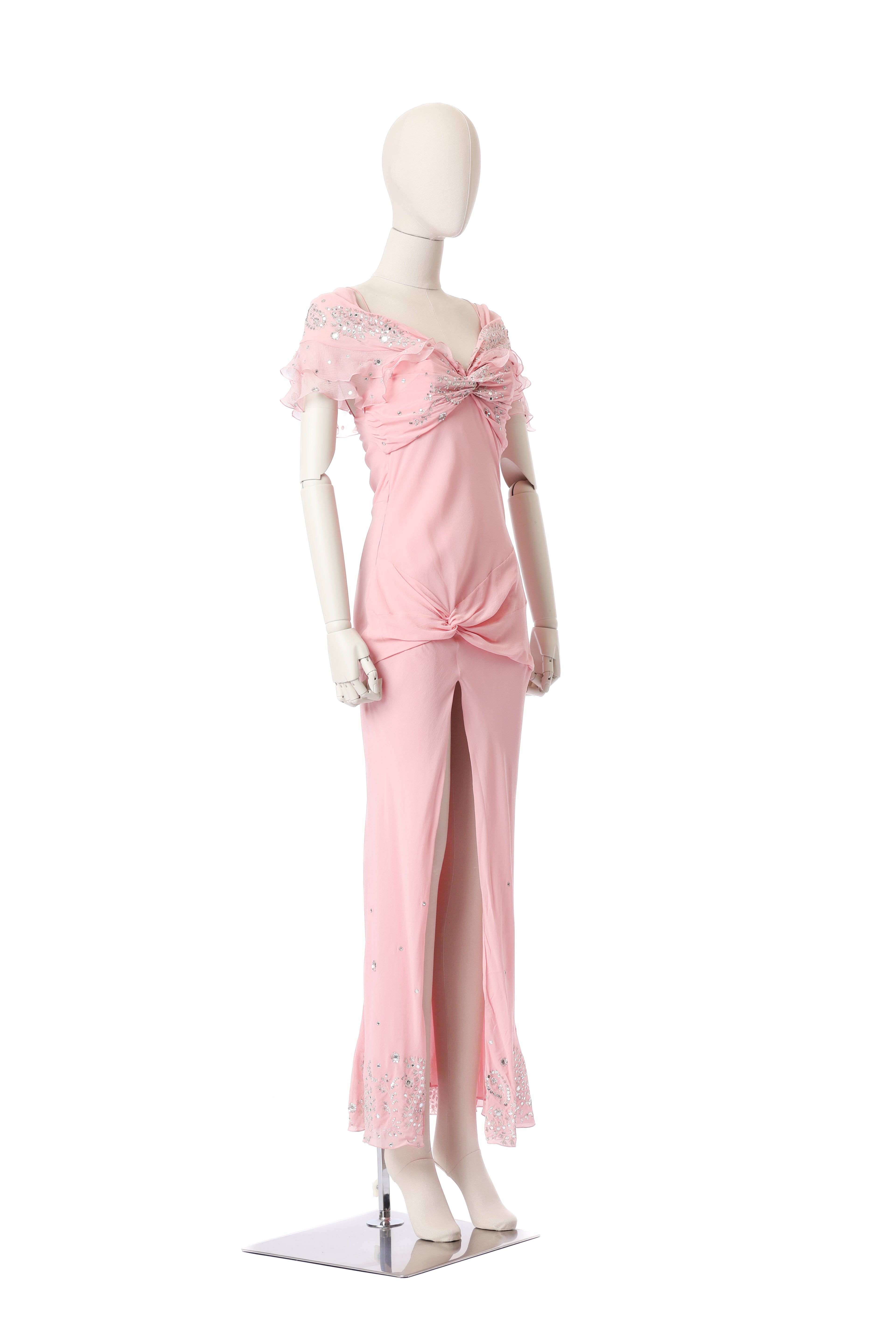 Dior 2004 Silk Embellished Dress