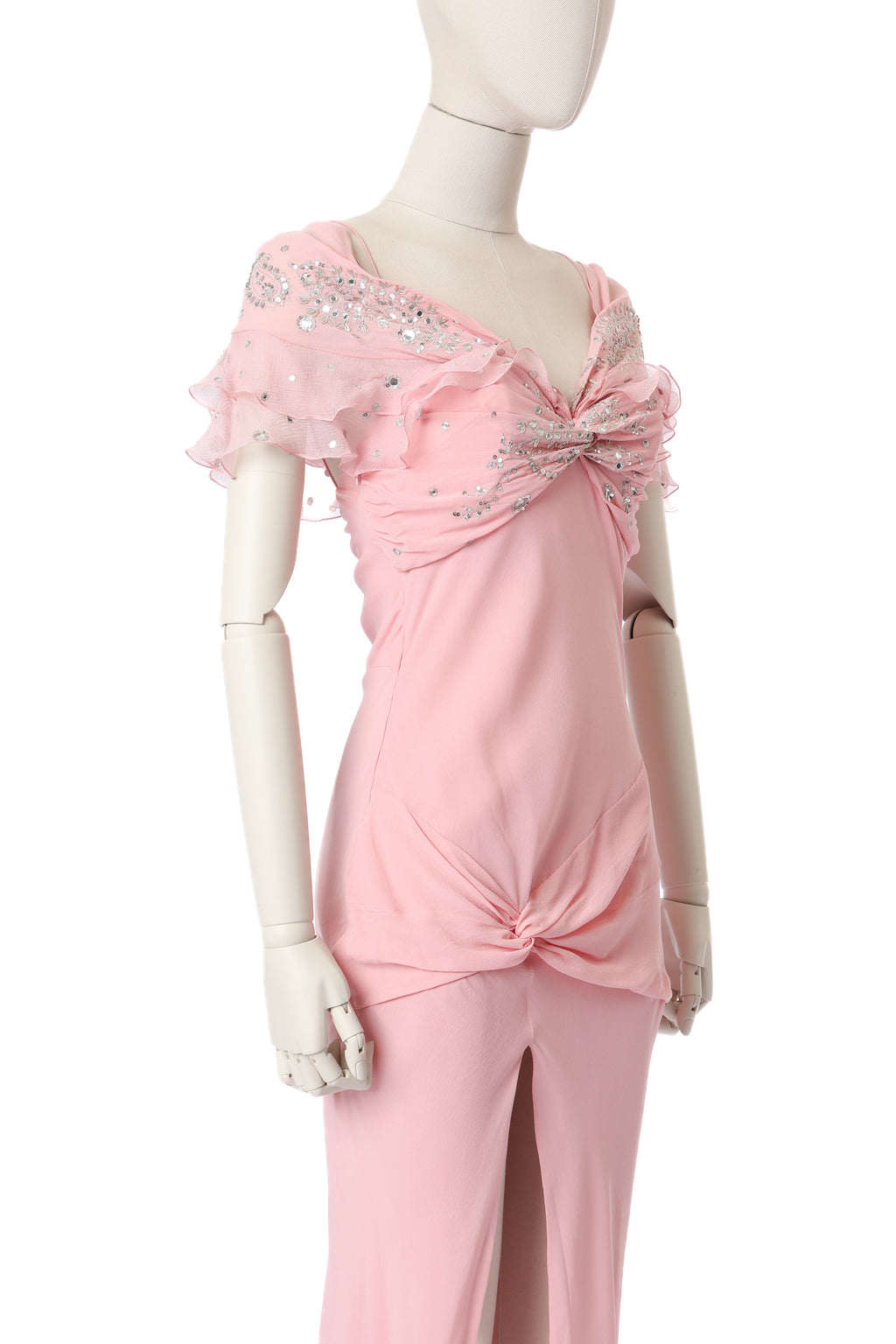 Dior 2004 Silk Embellished Dress