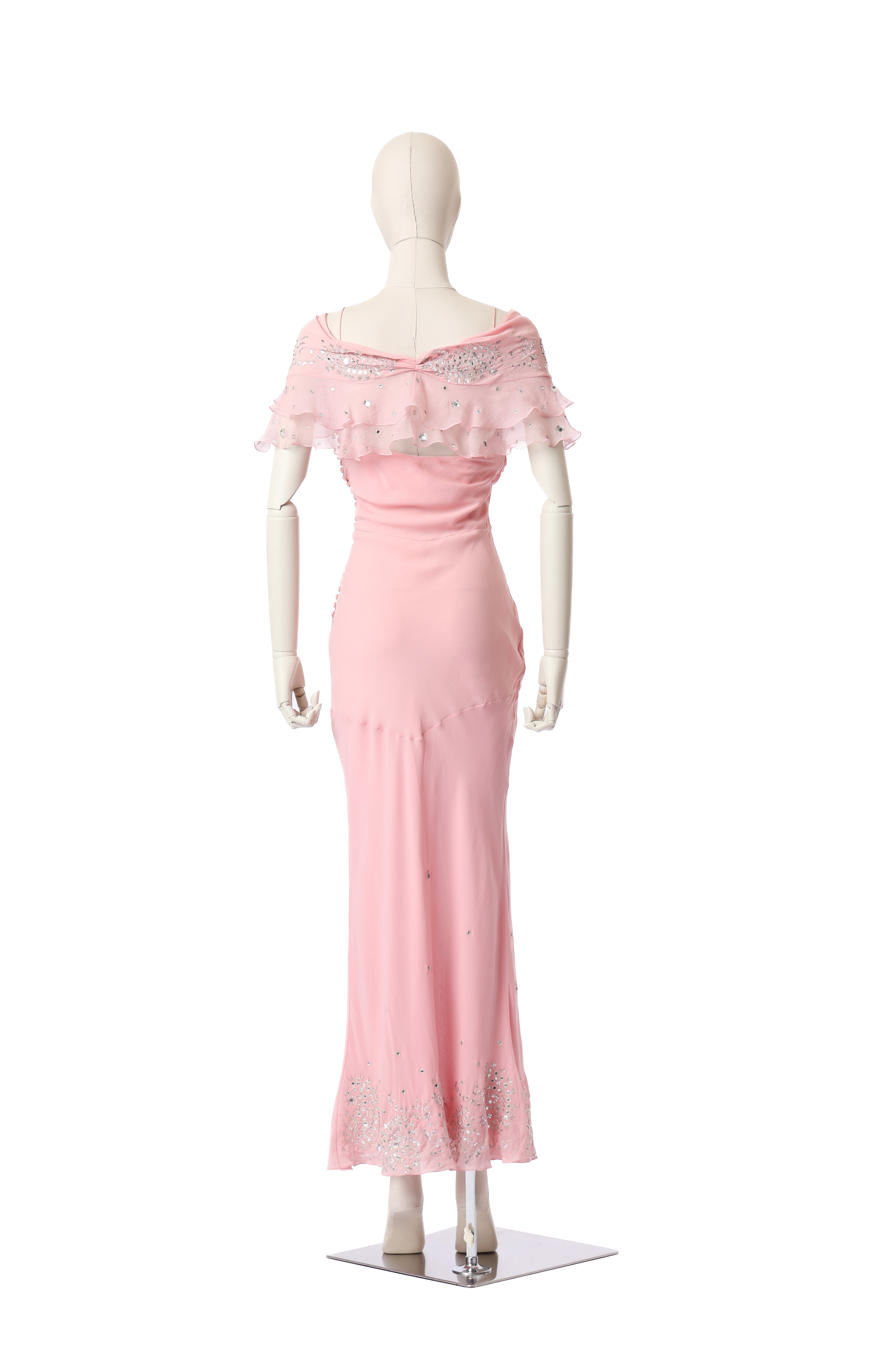 Dior 2004 Silk Embellished Dress