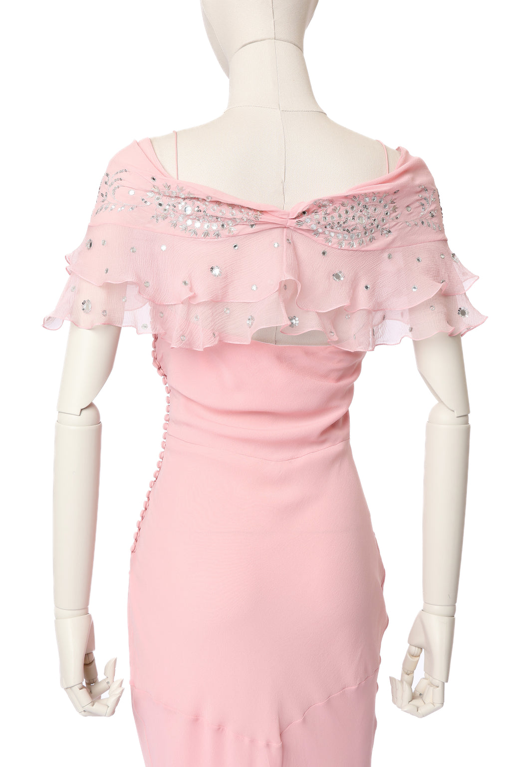 Dior 2004 Silk Embellished Dress
