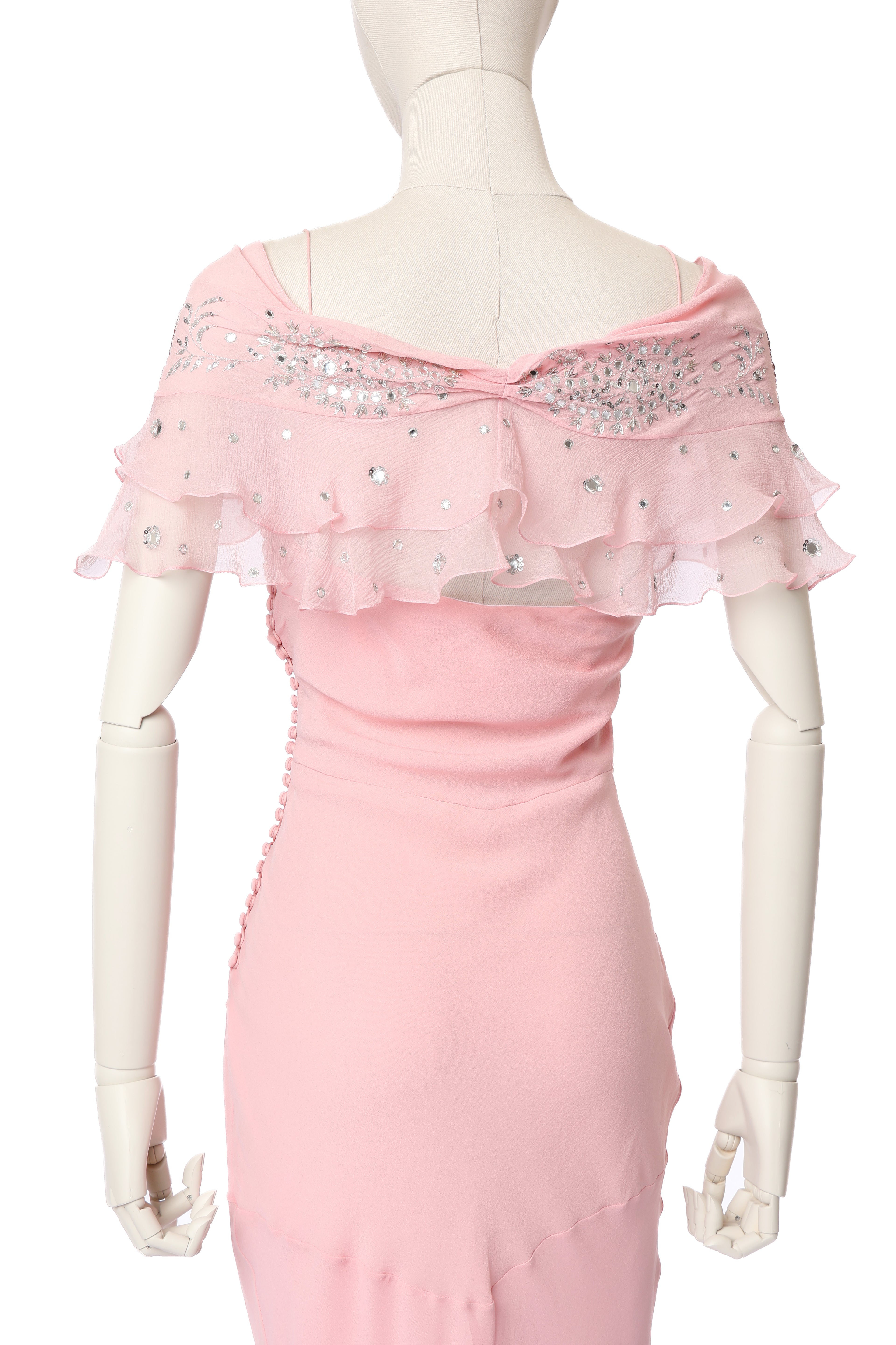 Dior 2004 Silk Embellished Dress