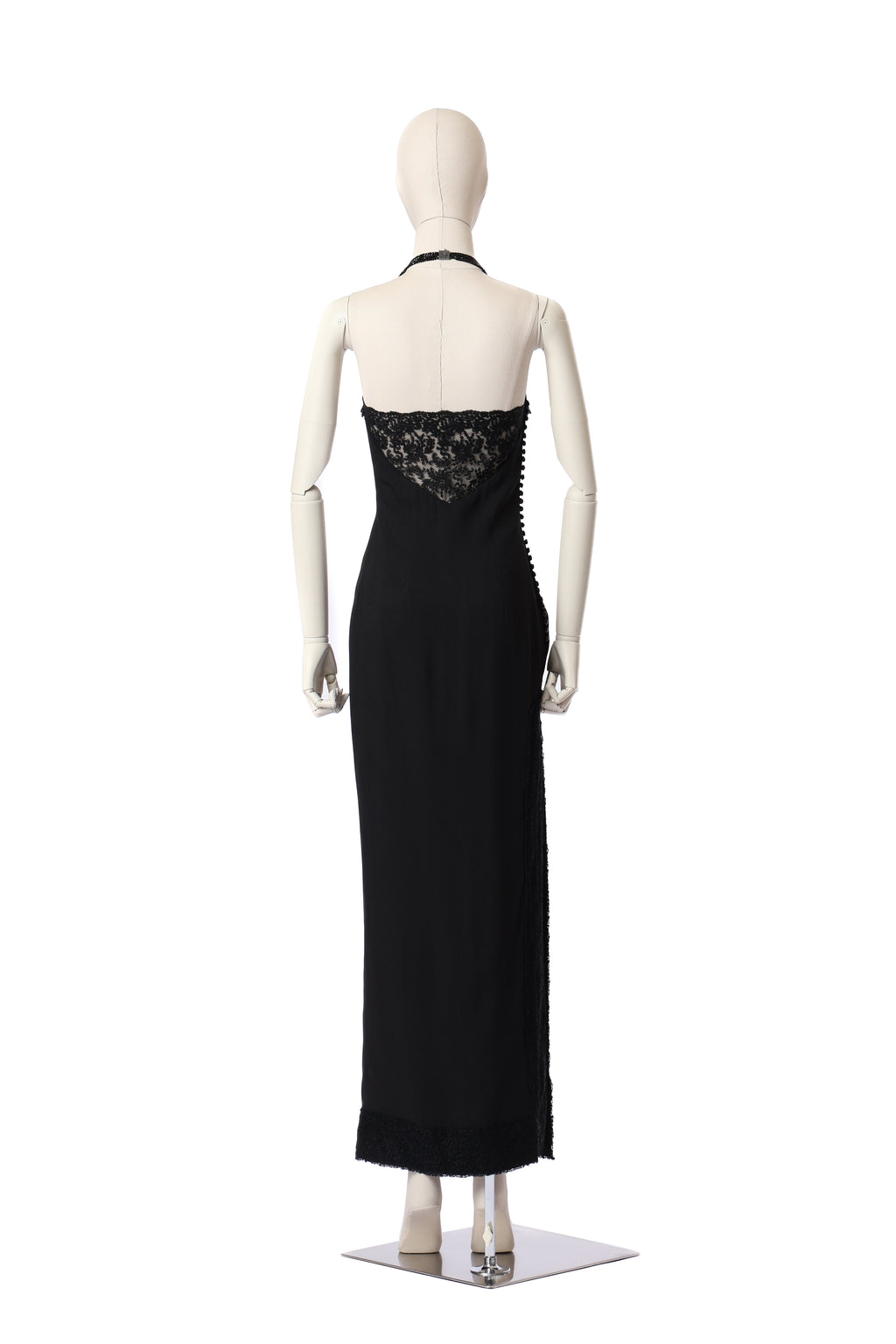 Dior 1997 Crystal Beads Lace Dress