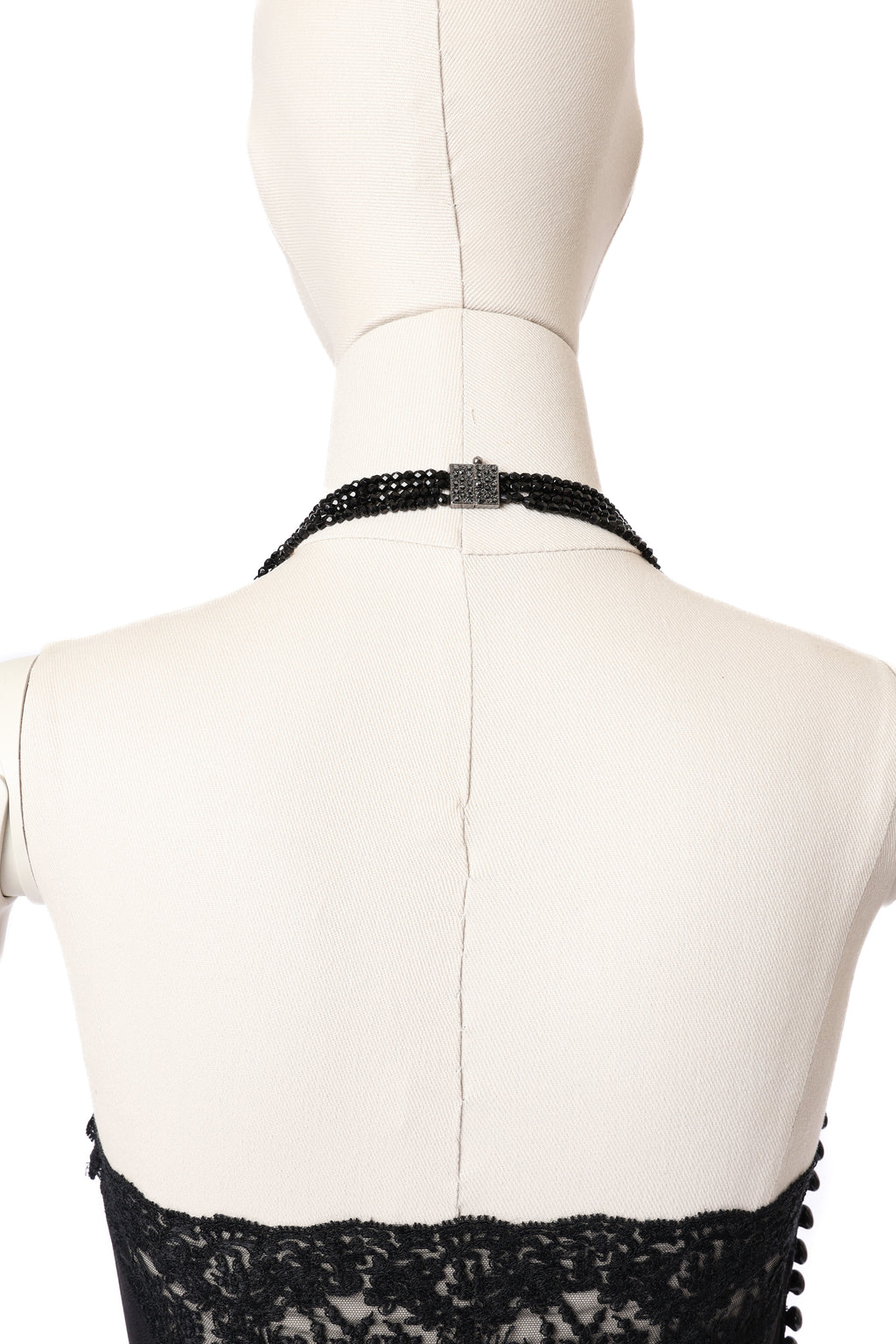 Dior 1997 Crystal Beads Lace Dress