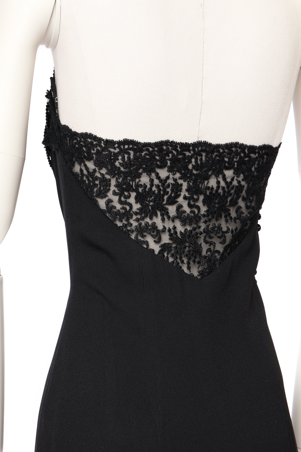 Dior 1997 Crystal Beads Lace Dress