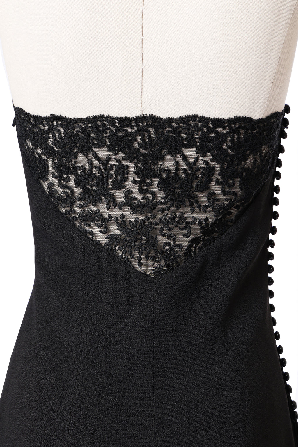 Dior 1997 Crystal Beads Lace Dress