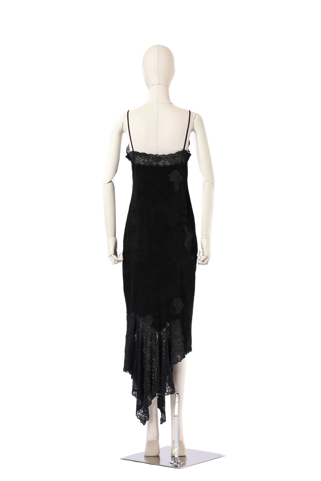 Dior 2000 Suede Lace Dress
