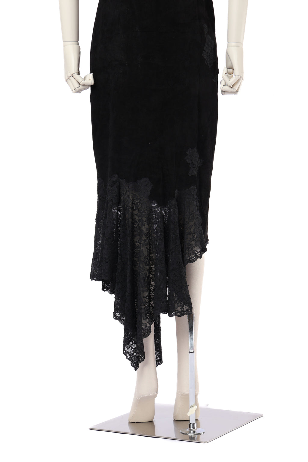 Dior 2000 Suede Lace Dress
