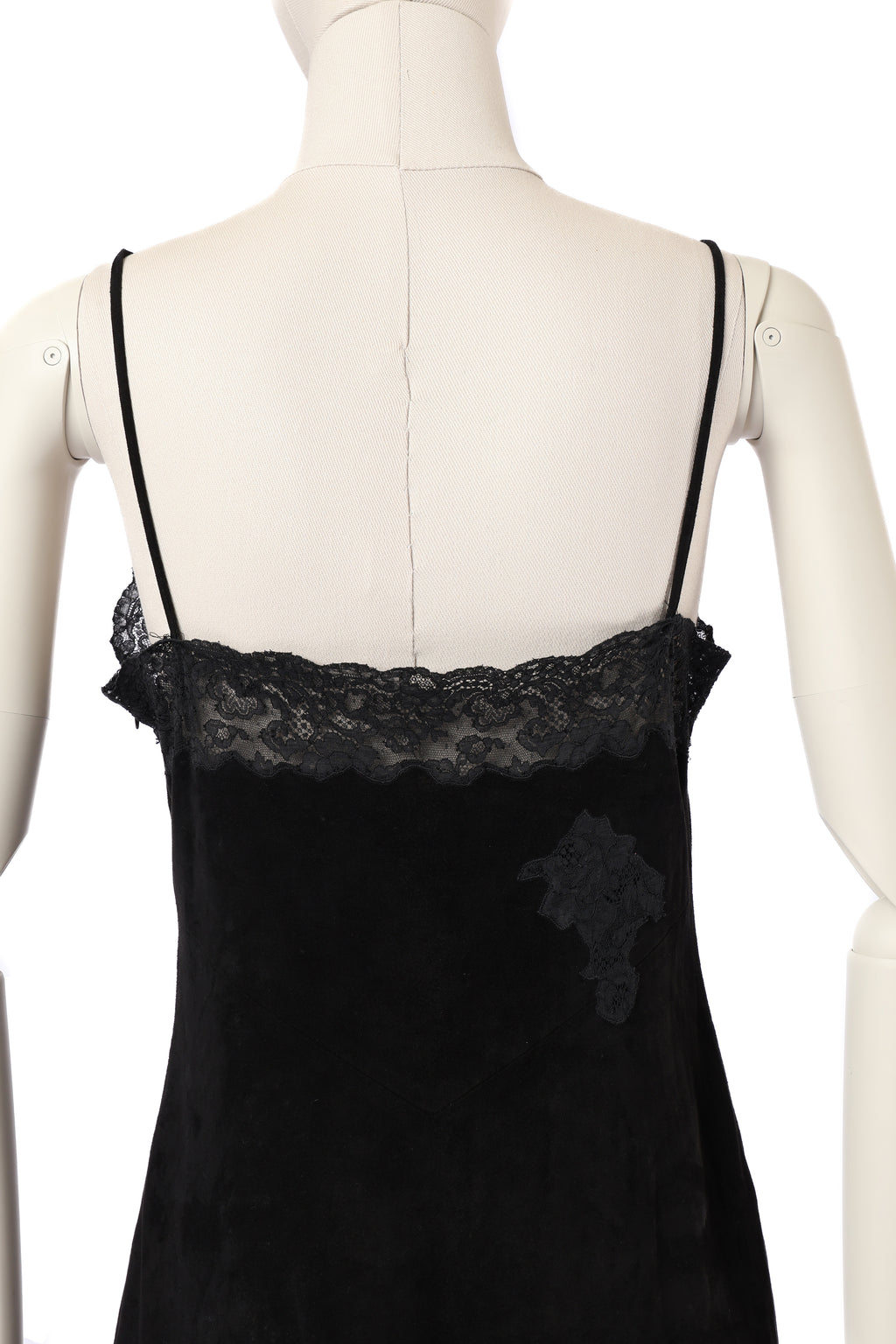 Dior 2000 Suede Lace Dress