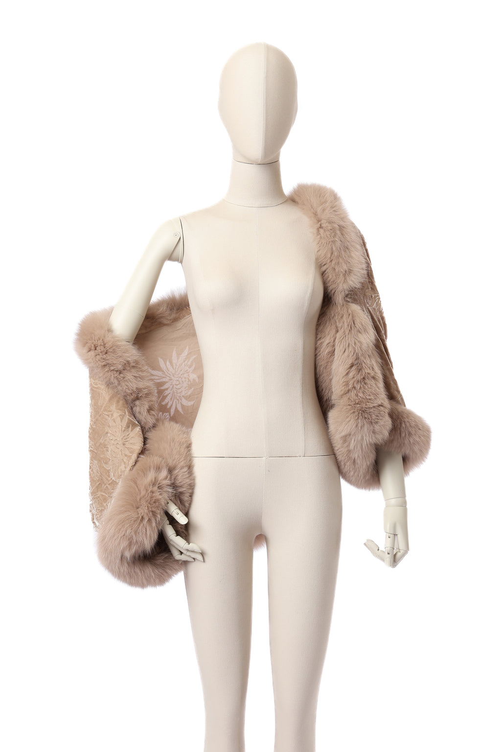 Dior Velvet Fur Shawl