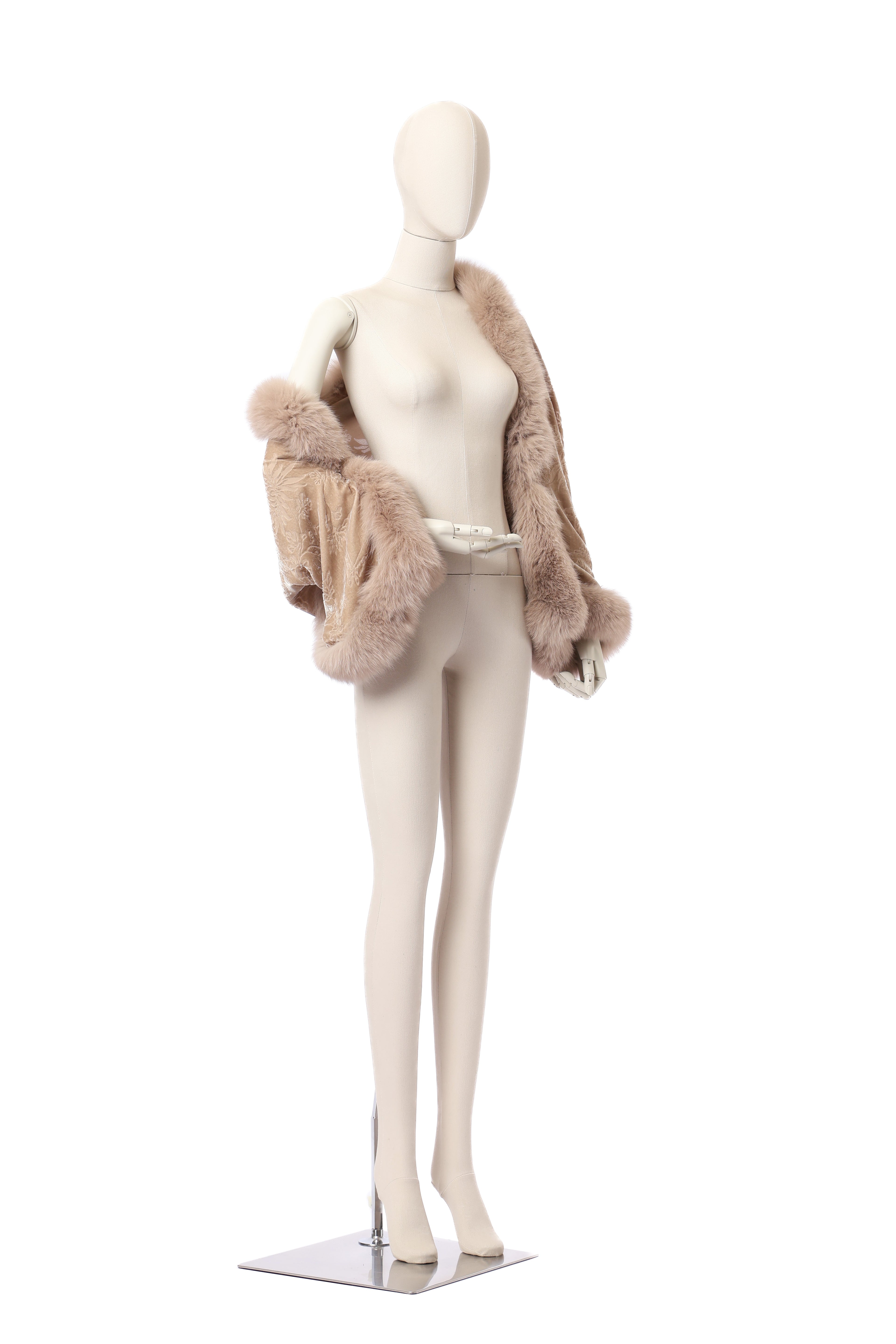 Dior Velvet Fur Shawl