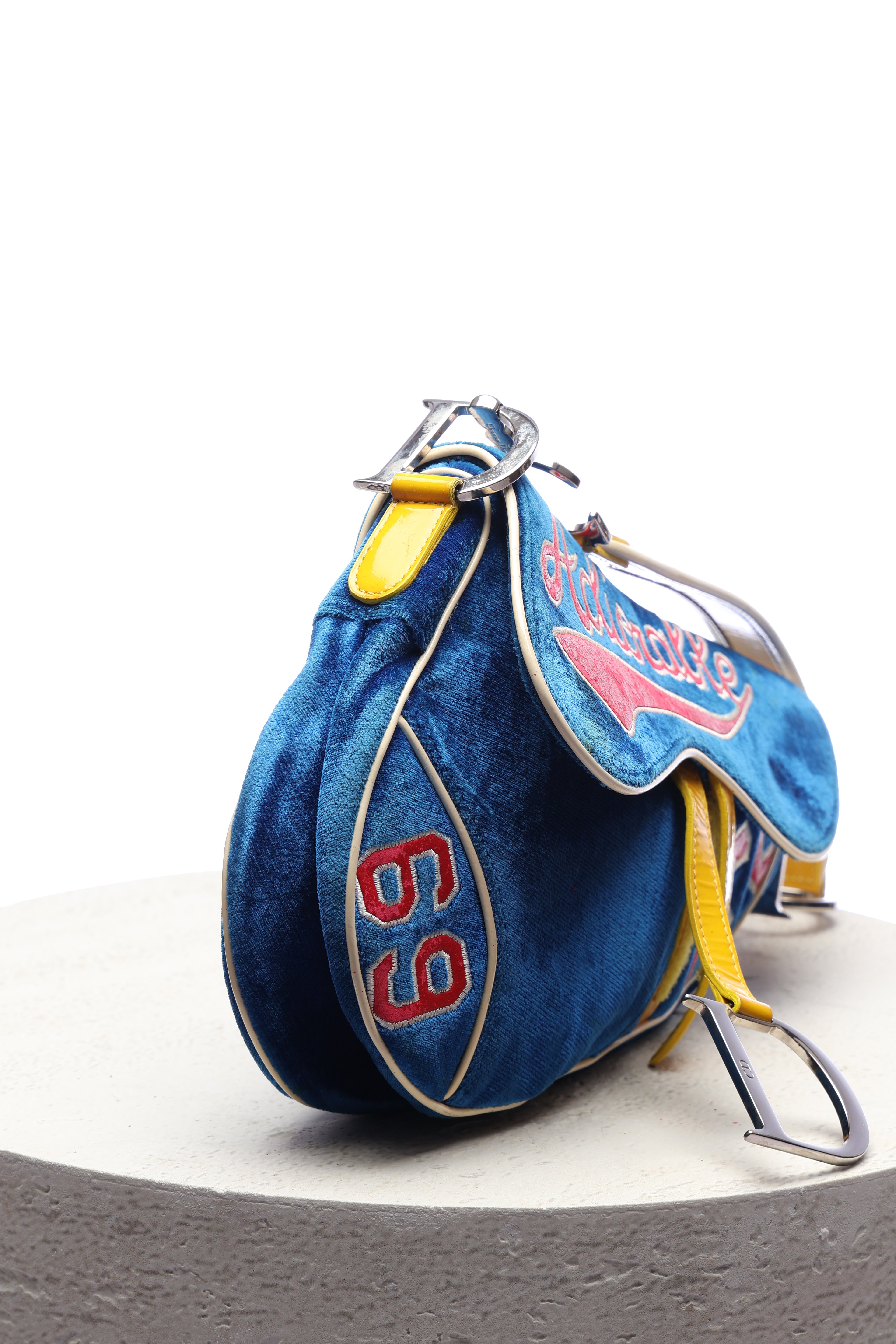 Dior Adiorable 69 Blue Velvet Saddle