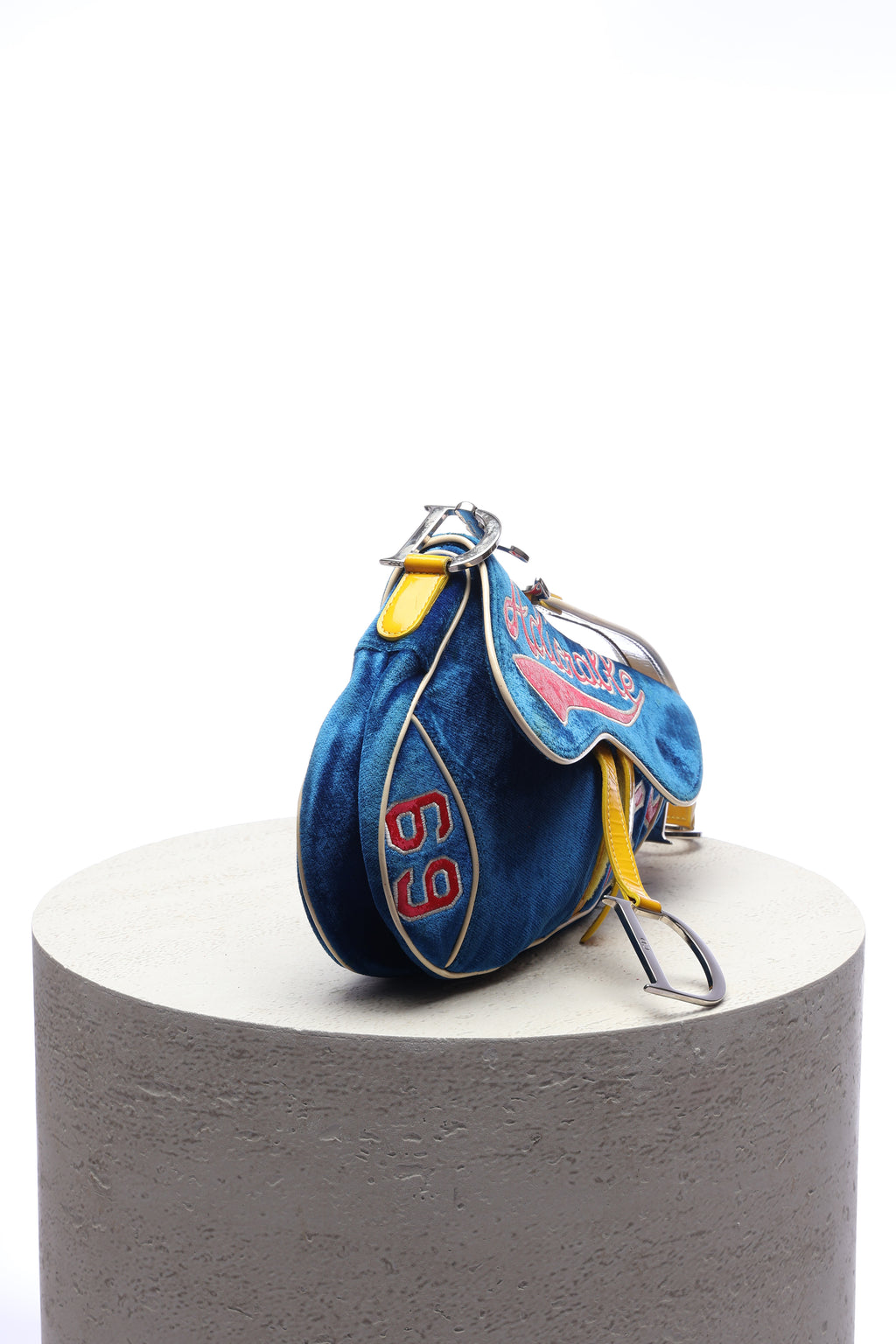 Dior Adiorable 69 Blue Velvet Saddle