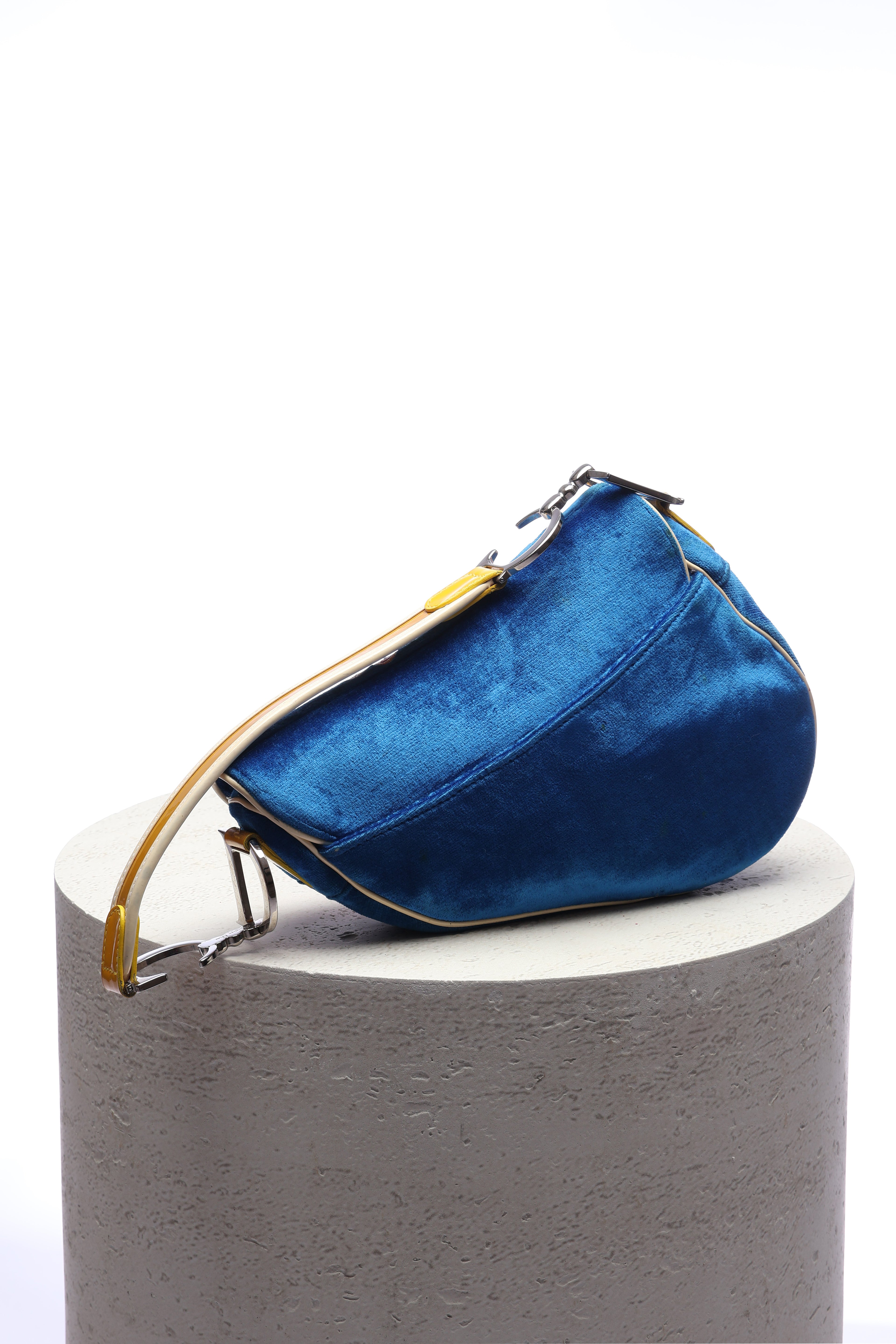 Dior Adiorable 69 Blue Velvet Saddle