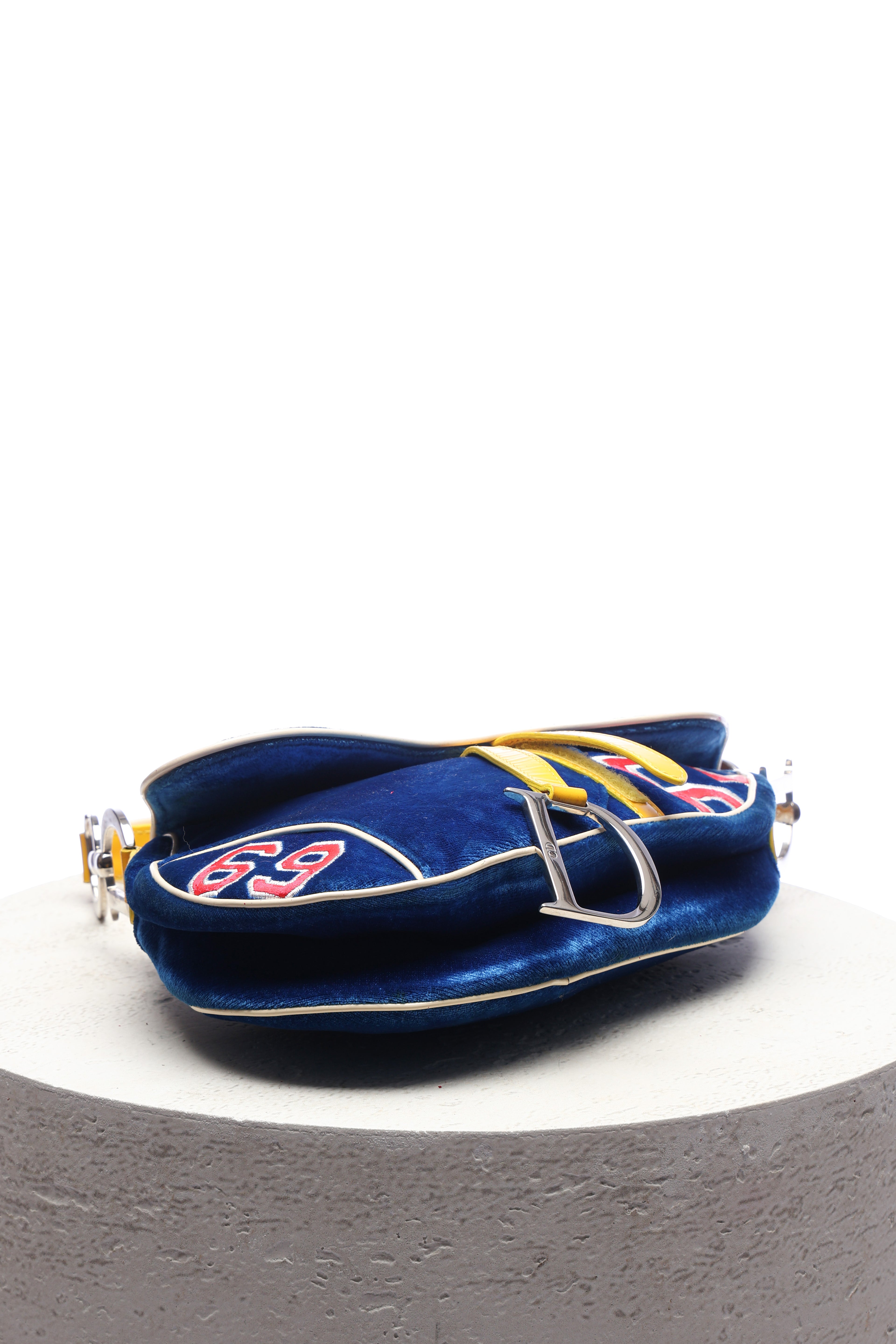 Dior Adiorable 69 Blue Velvet Saddle