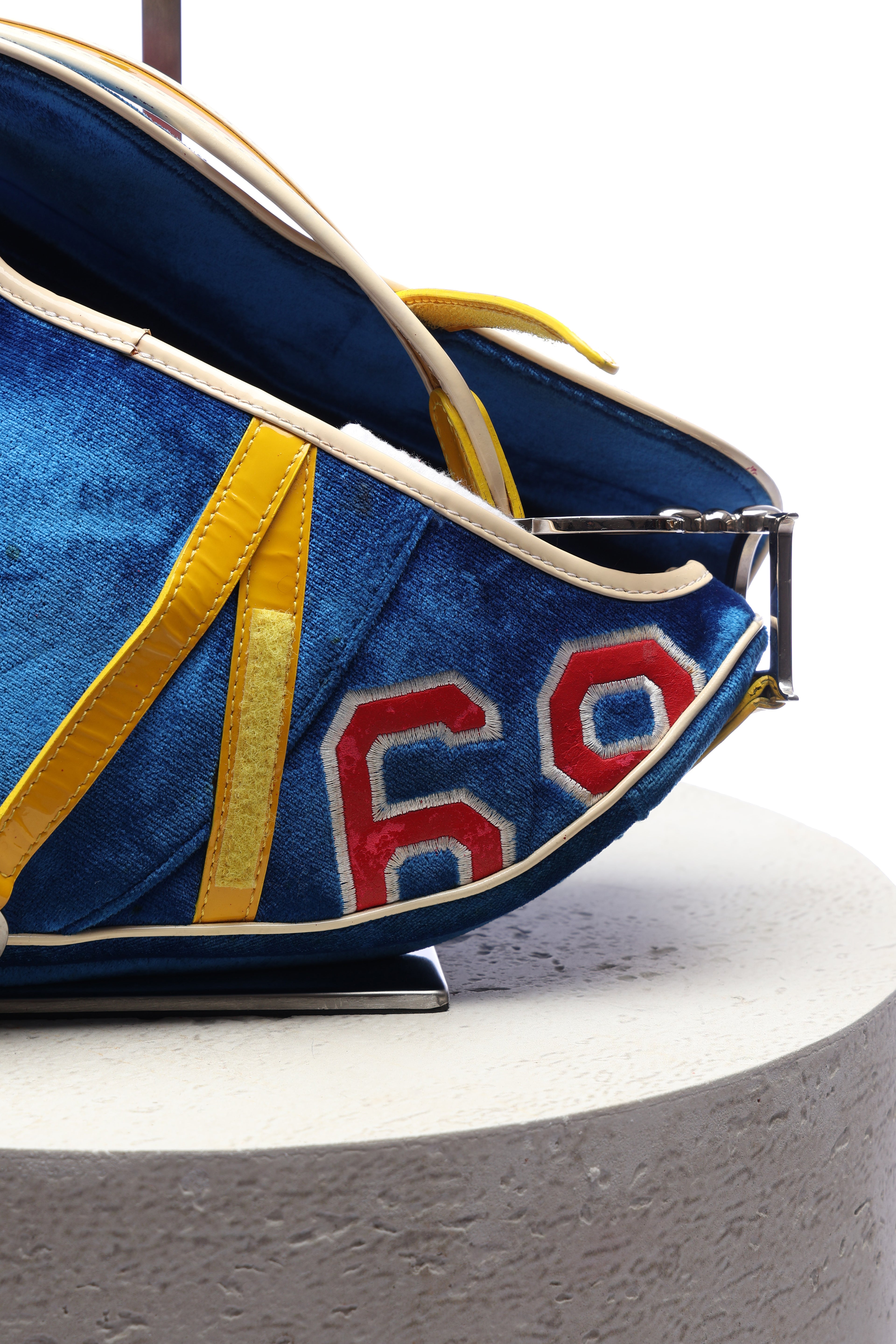 Dior Adiorable 69 Blue Velvet Saddle