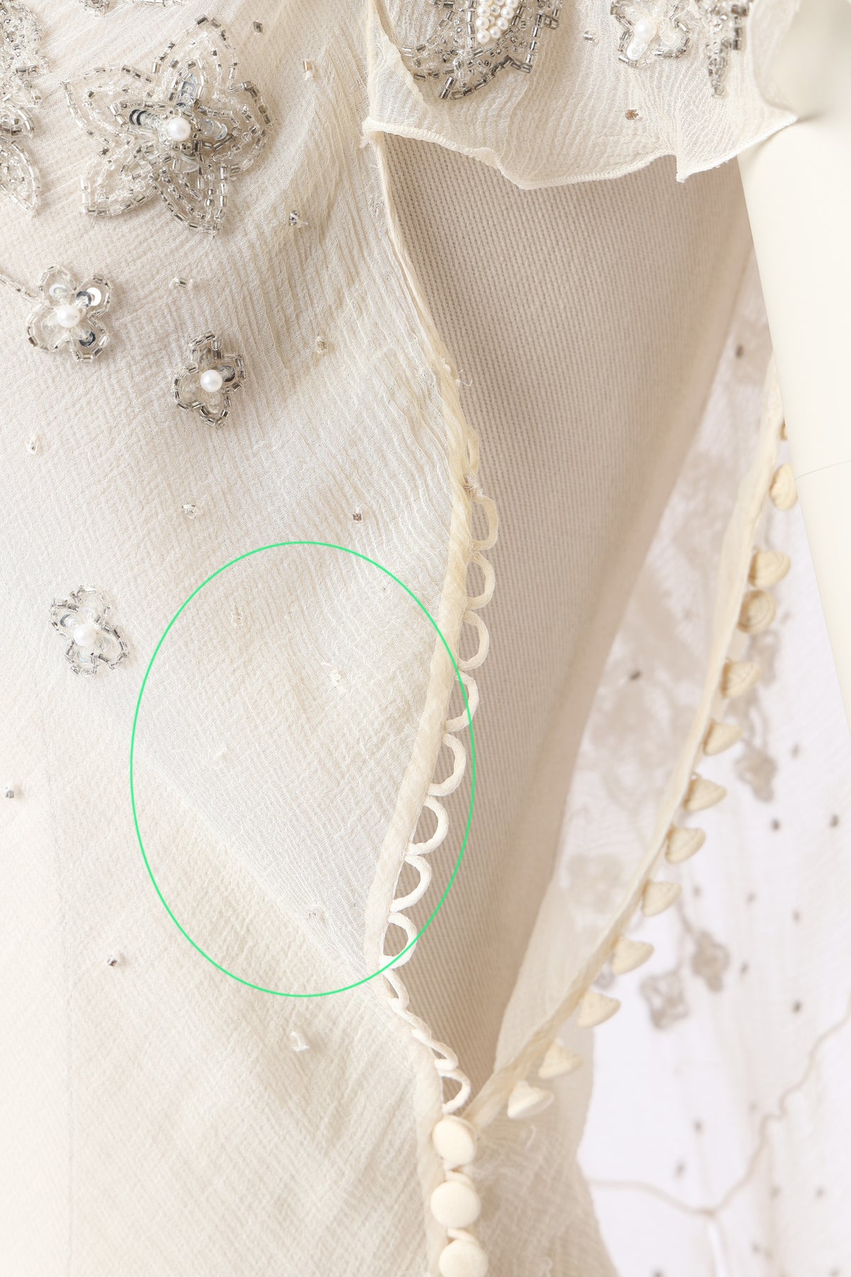 Dior 2000 Beaded Silk Sheer Dress