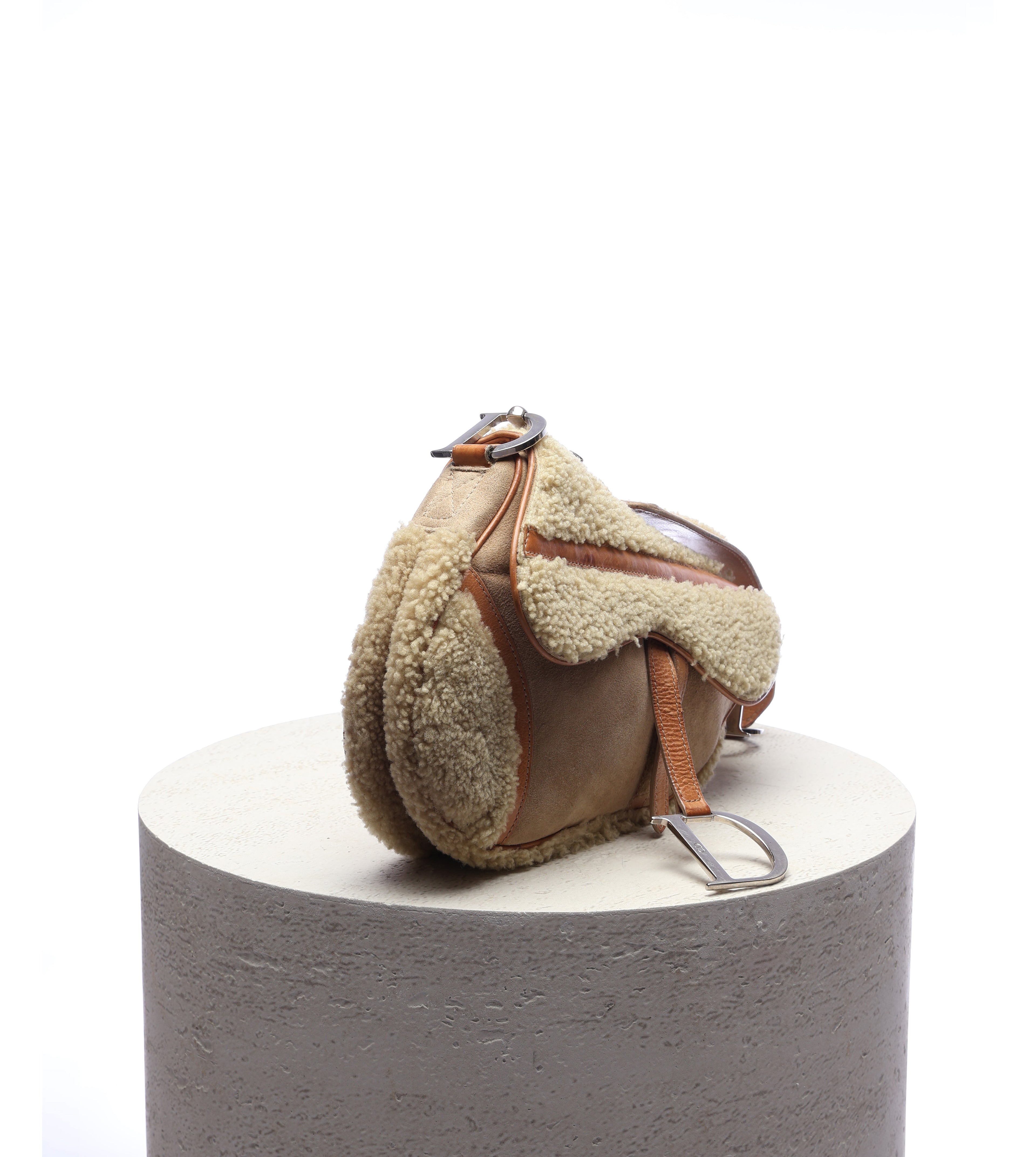 Dior Shearling Saddle