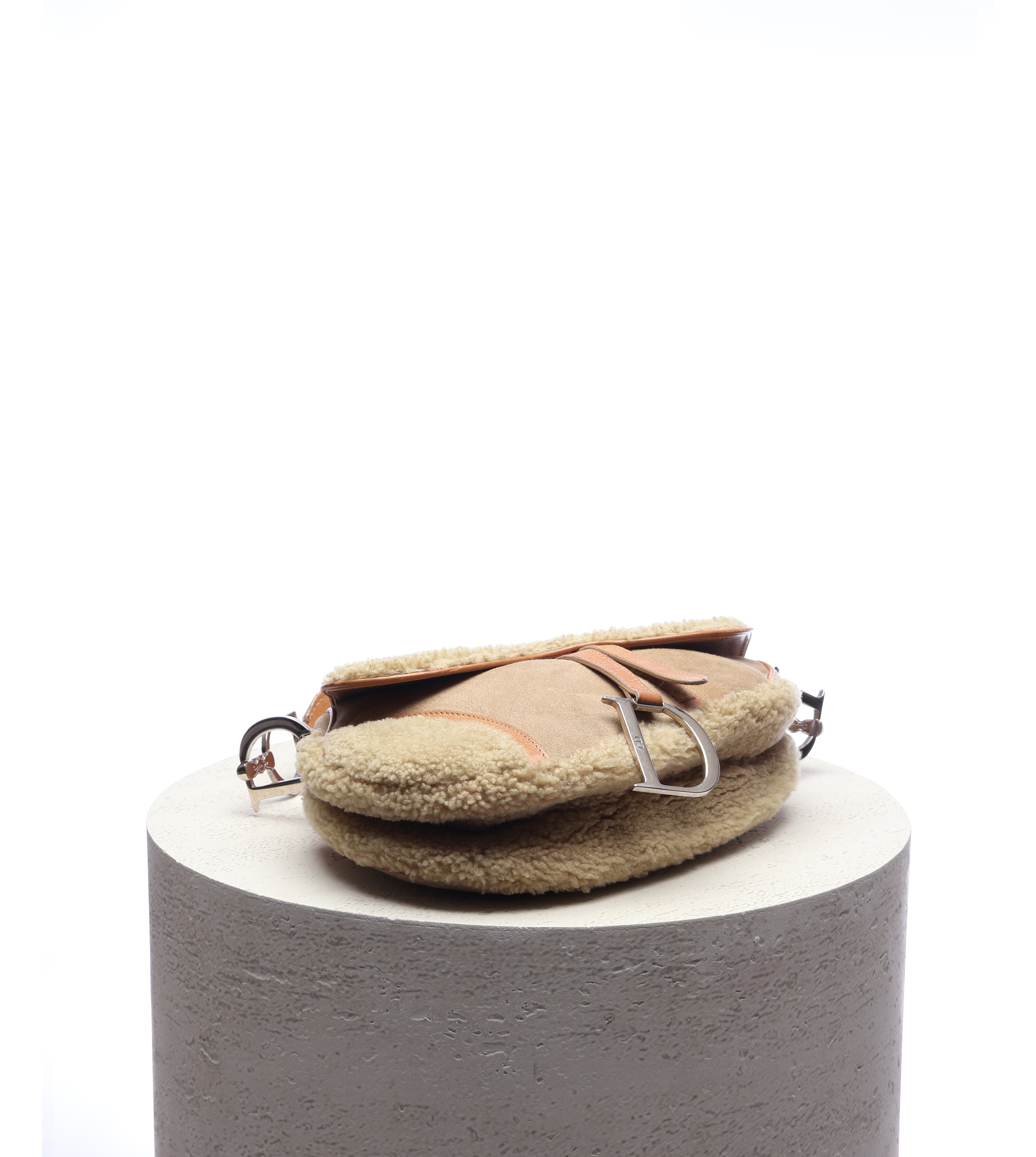 Dior Shearling Saddle
