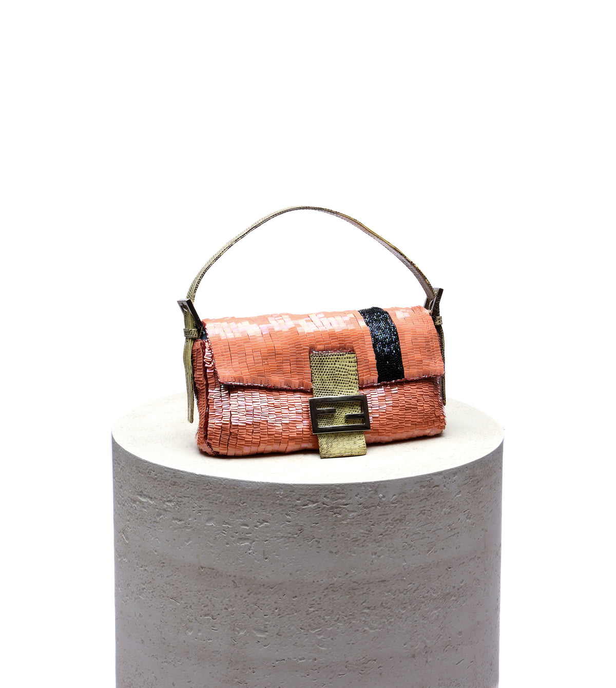Fendi 2000s Sequin Baguette