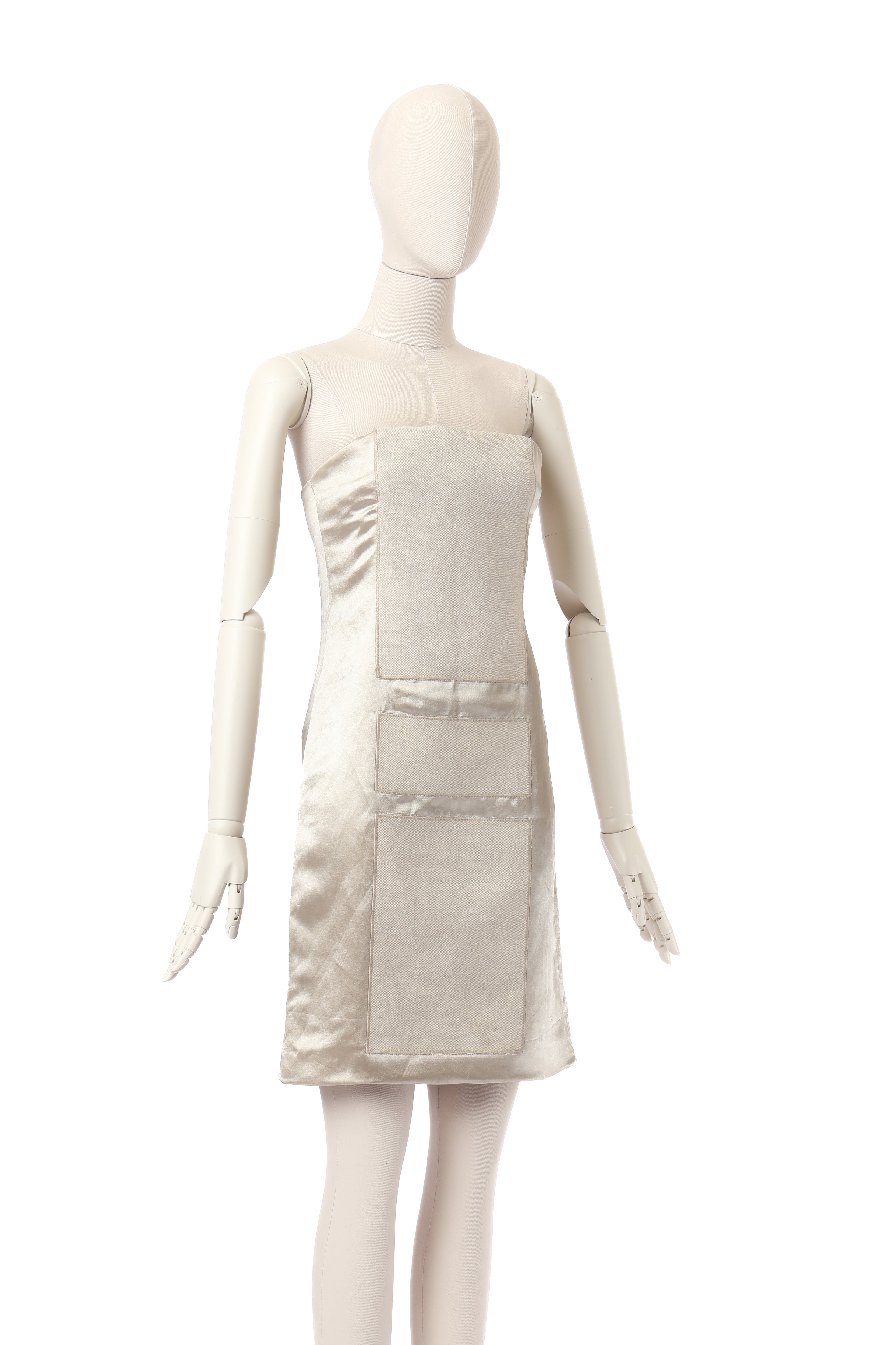 Prada 1999 Panel Canvas Dress