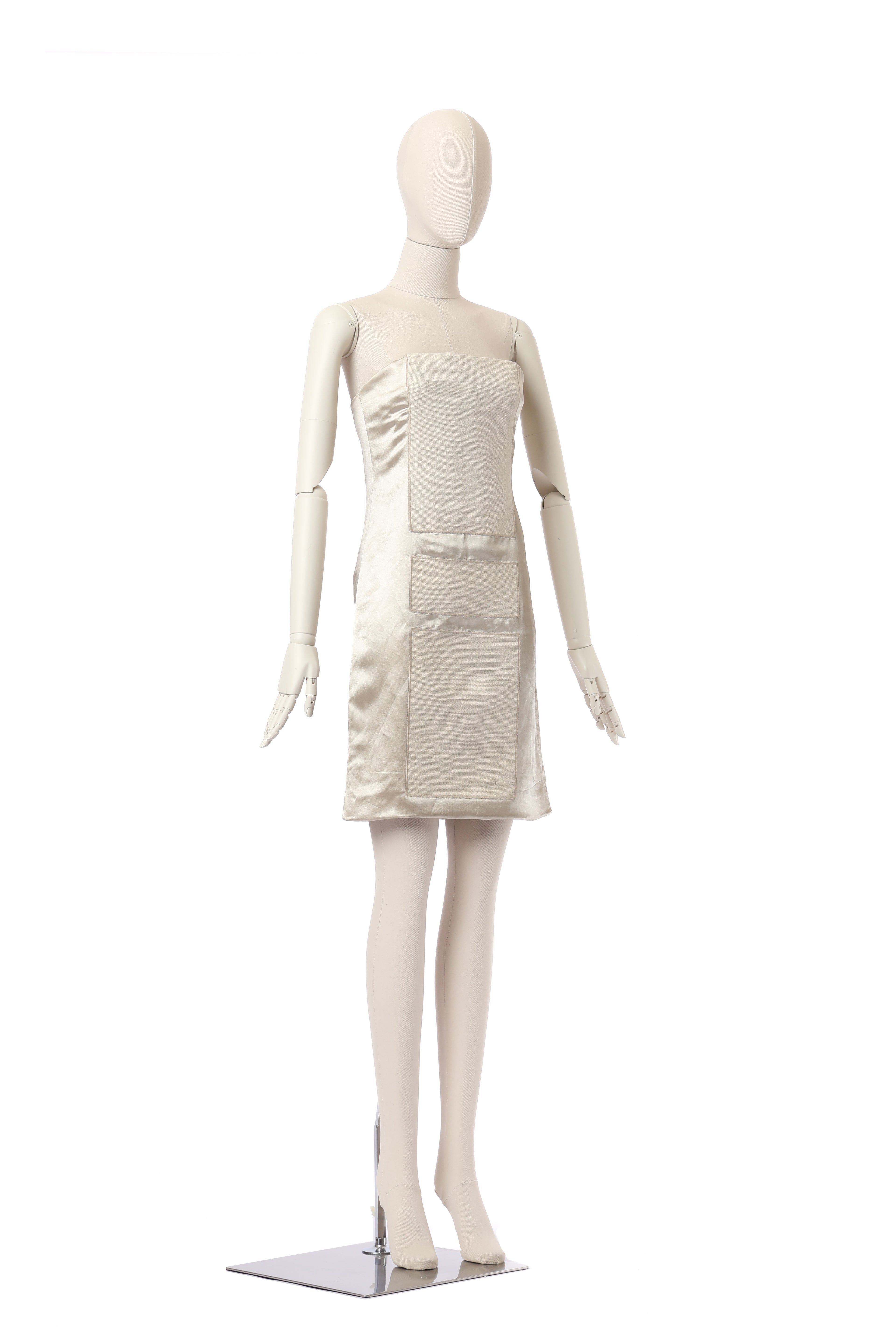 Prada 1999 Panel Canvas Dress