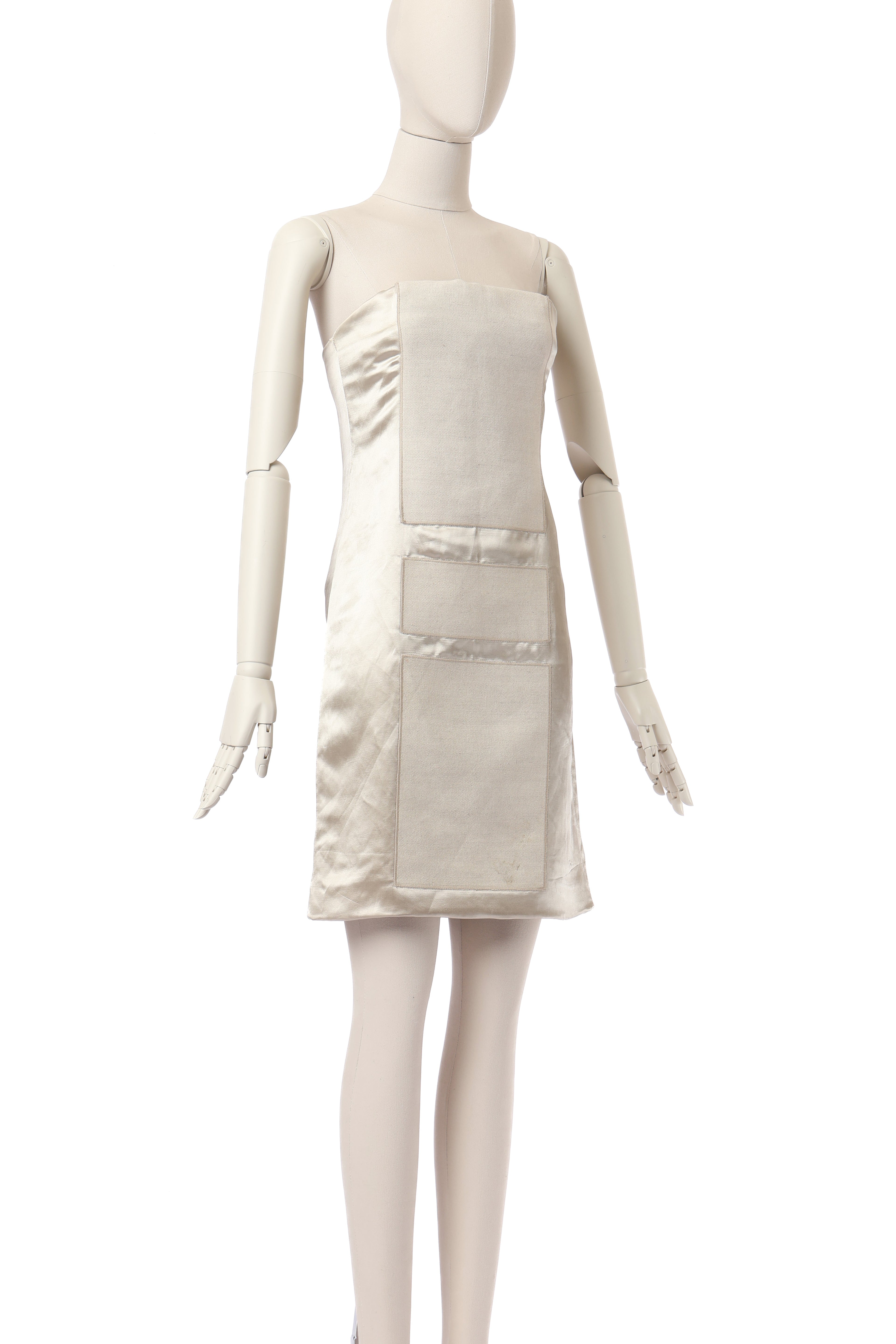 Prada 1999 Panel Canvas Dress