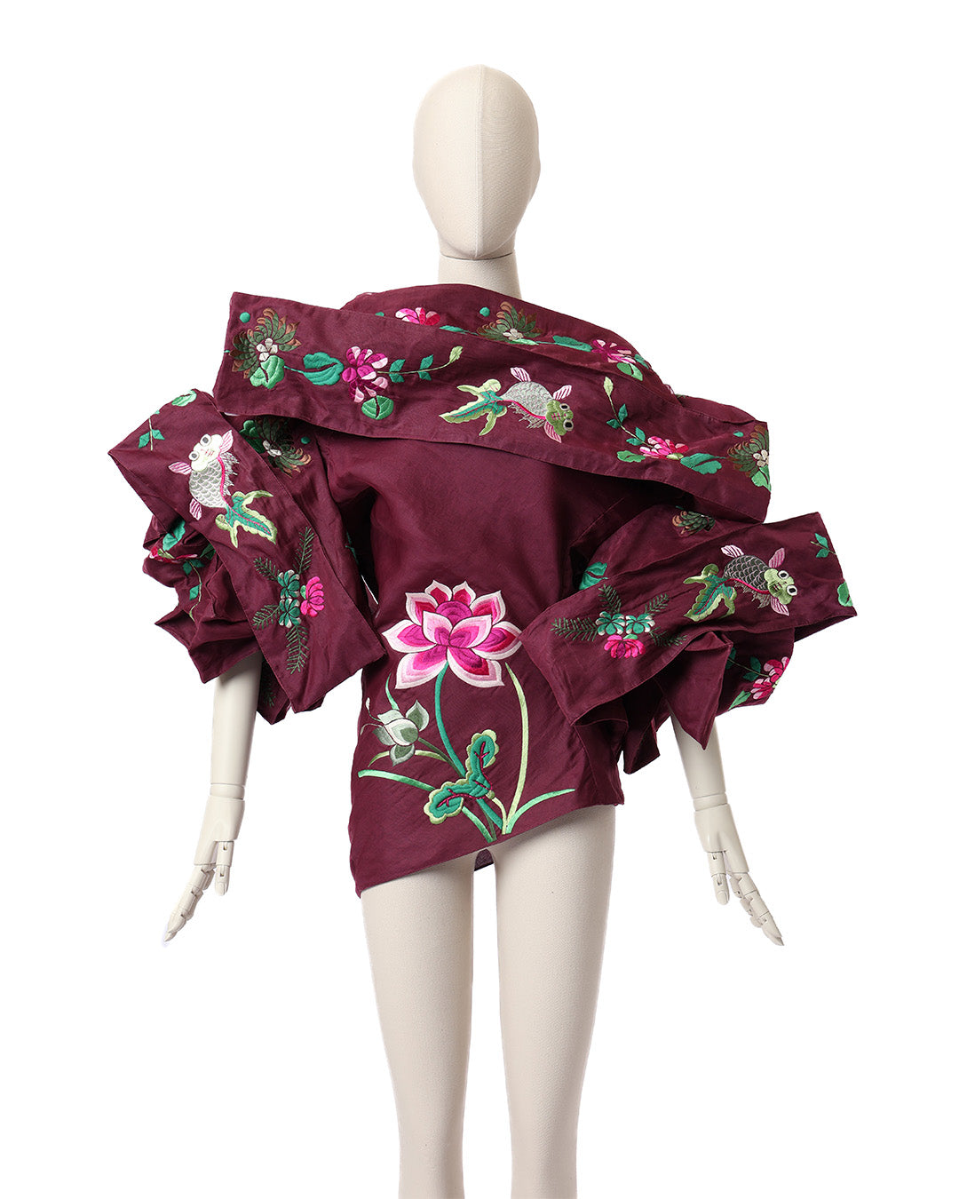 Dior 2003 Embroidered Silk Top